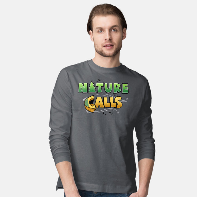 Nature Calls-Mens-Long Sleeved-Tee-Boggs Nicolas