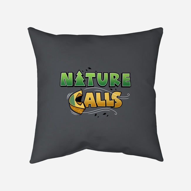 Nature Calls-None-Removable Cover-Throw Pillow-Boggs Nicolas