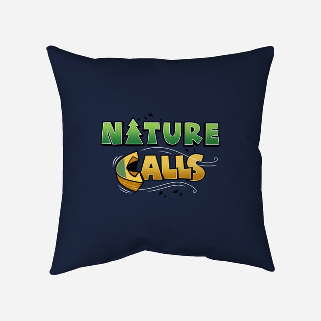 Nature Calls-None-Removable Cover-Throw Pillow-Boggs Nicolas