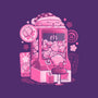 Pink Claw Machine-Womens-Fitted-Tee-eduely