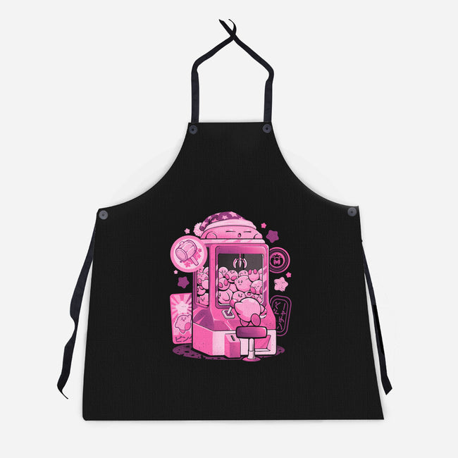 Pink Claw Machine-Unisex-Kitchen-Apron-eduely