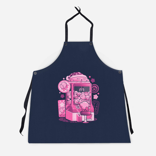 Pink Claw Machine-Unisex-Kitchen-Apron-eduely