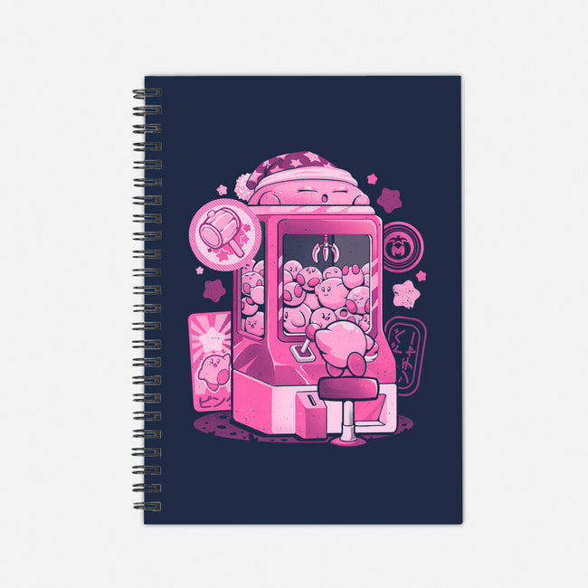 Pink Claw Machine-None-Dot Grid-Notebook-eduely