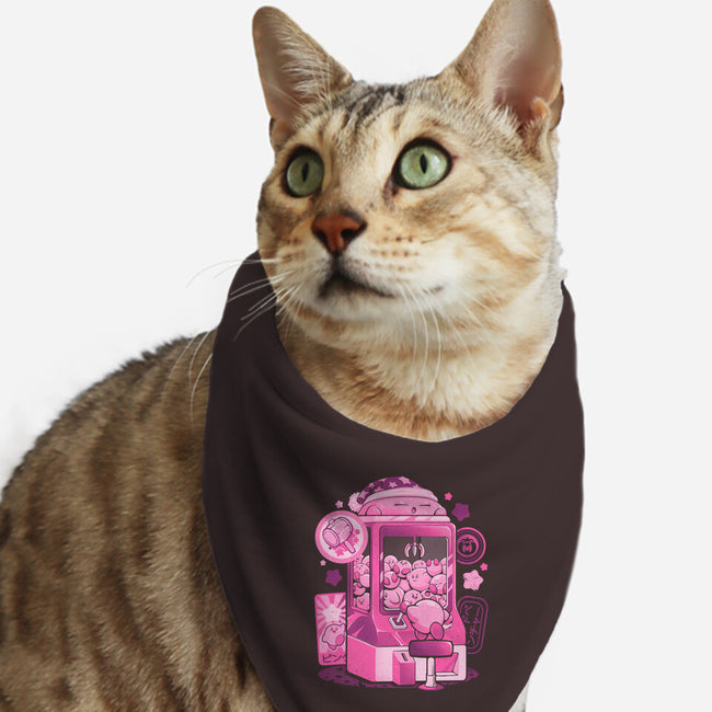 Pink Claw Machine-Cat-Bandana-Pet Collar-eduely