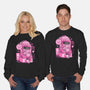 Pink Claw Machine-Unisex-Crew Neck-Sweatshirt-eduely