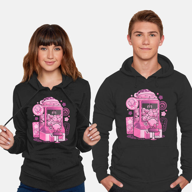 Pink Claw Machine-Unisex-Pullover-Sweatshirt-eduely