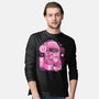 Pink Claw Machine-Mens-Long Sleeved-Tee-eduely