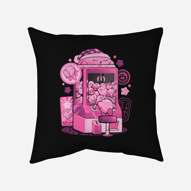 Pink Claw Machine-None-Non-Removable Cover w Insert-Throw Pillow-eduely