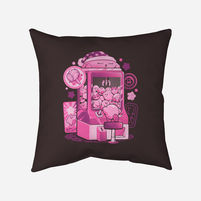 Pink Claw Machine-None-Non-Removable Cover w Insert-Throw Pillow-eduely