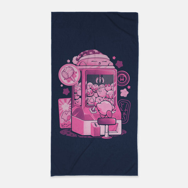 Pink Claw Machine-None-Beach-Towel-eduely