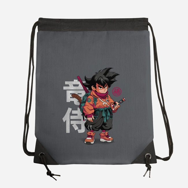 Samurai Dragon-None-Drawstring-Bag-Bruno Mota