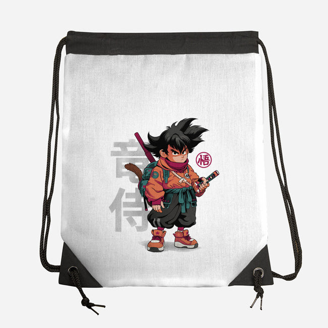 Samurai Dragon-None-Drawstring-Bag-Bruno Mota