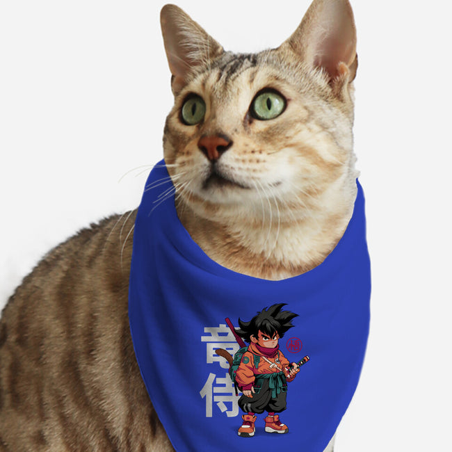 Samurai Dragon-Cat-Bandana-Pet Collar-Bruno Mota