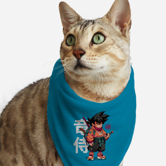 Samurai Dragon-Cat-Bandana-Pet Collar-Bruno Mota