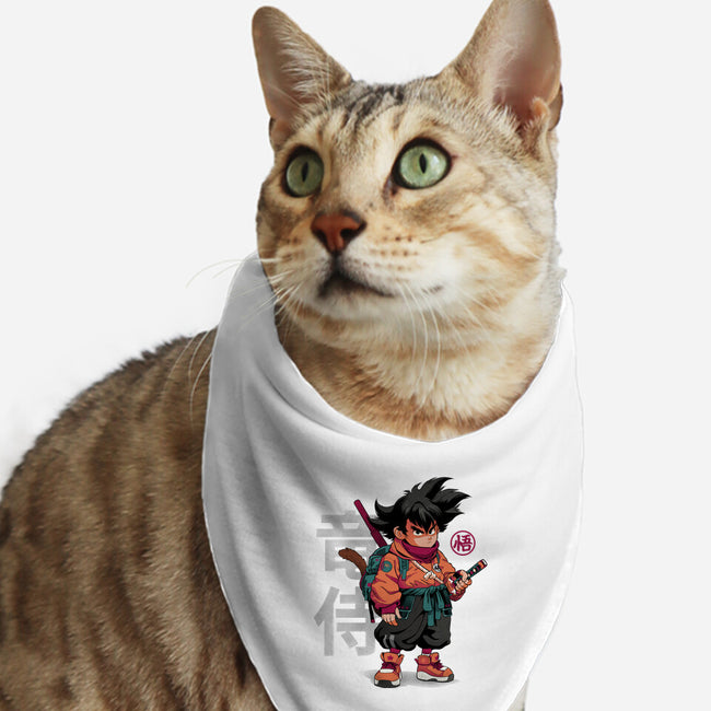 Samurai Dragon-Cat-Bandana-Pet Collar-Bruno Mota