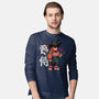 Samurai Dragon-Mens-Long Sleeved-Tee-Bruno Mota