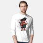 Samurai Dragon-Mens-Long Sleeved-Tee-Bruno Mota