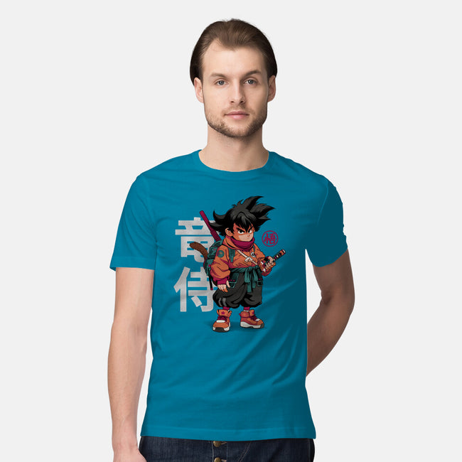 Samurai Dragon-Mens-Premium-Tee-Bruno Mota