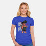 Samurai Dragon-Womens-Fitted-Tee-Bruno Mota