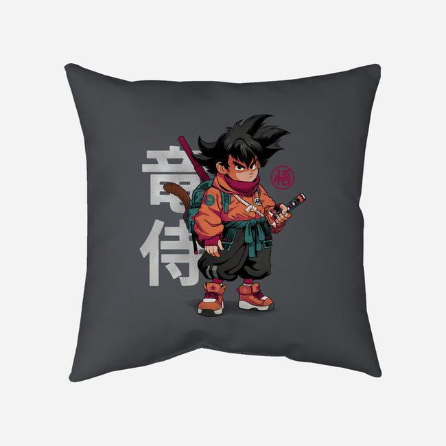 Samurai Dragon-None-Non-Removable Cover w Insert-Throw Pillow-Bruno Mota