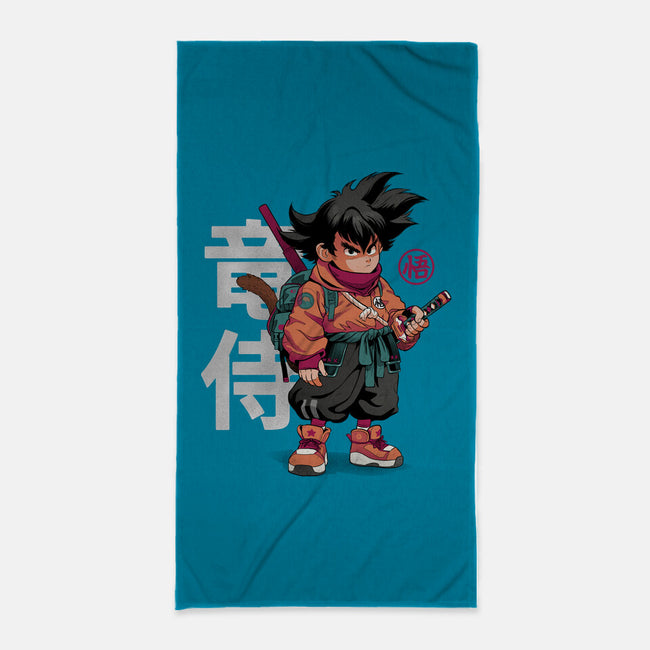 Samurai Dragon-None-Beach-Towel-Bruno Mota