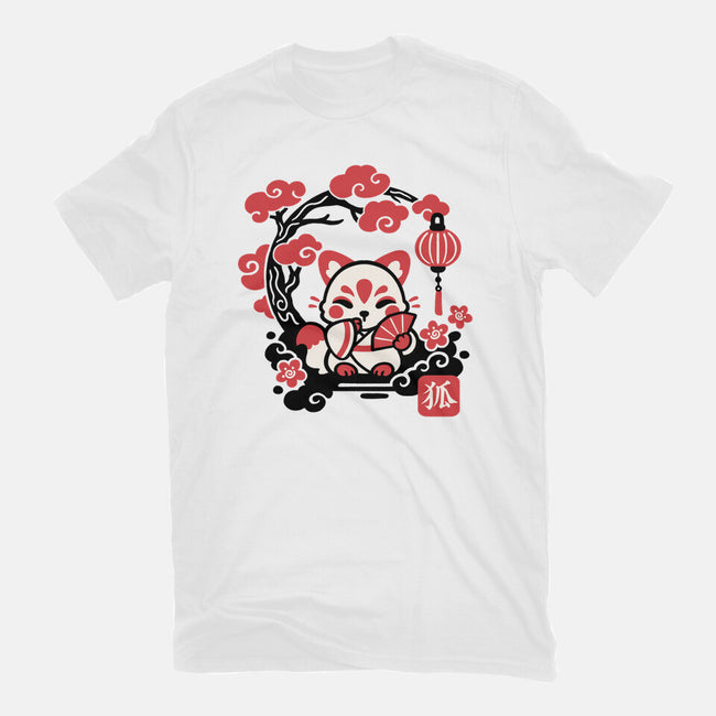 Kokeshi Kitsune-Womens-Basic-Tee-NemiMakeit