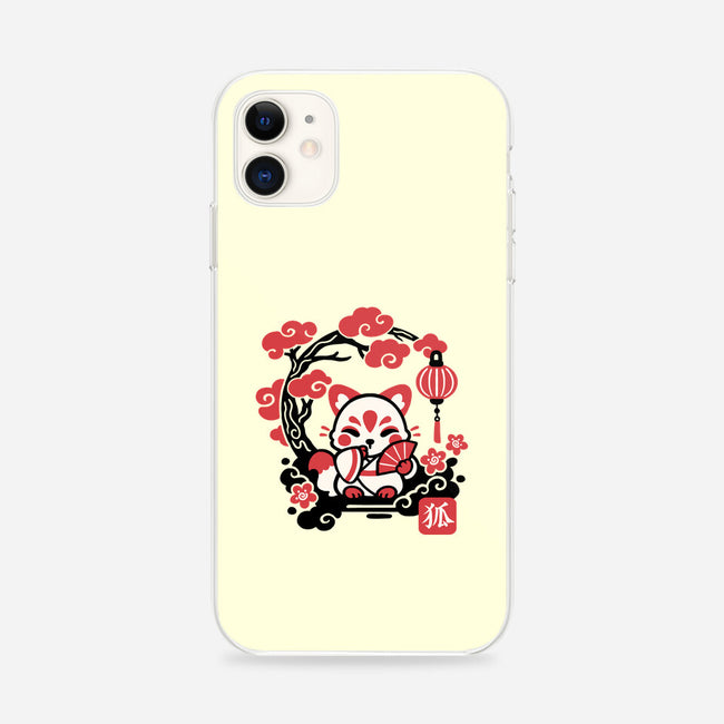 Kokeshi Kitsune-iPhone-Snap-Phone Case-NemiMakeit