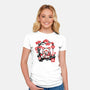 Kokeshi Kitsune-Womens-Fitted-Tee-NemiMakeit