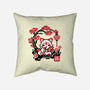 Kokeshi Kitsune-None-Non-Removable Cover w Insert-Throw Pillow-NemiMakeit