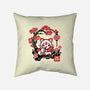 Kokeshi Kitsune-None-Removable Cover-Throw Pillow-NemiMakeit