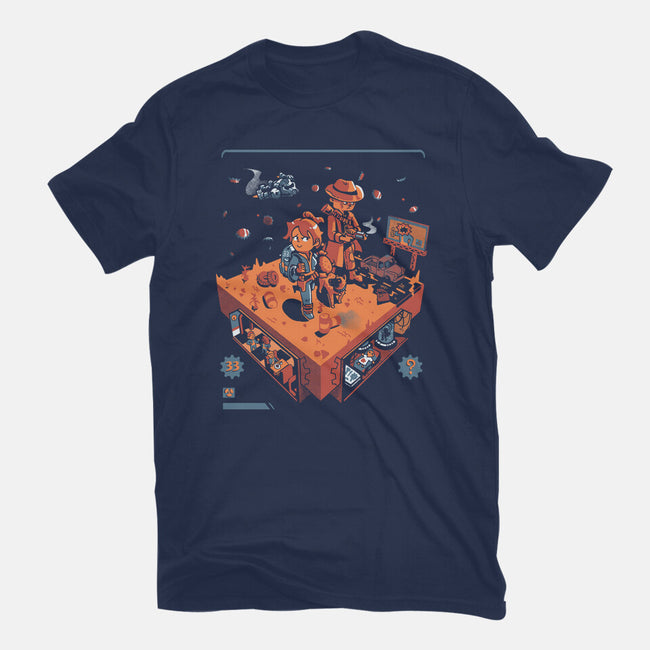 Isometric Fallout Wasteland-Mens-Premium-Tee-Heyra Vieira