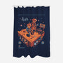 Isometric Fallout Wasteland-None-Polyester-Shower Curtain-Heyra Vieira