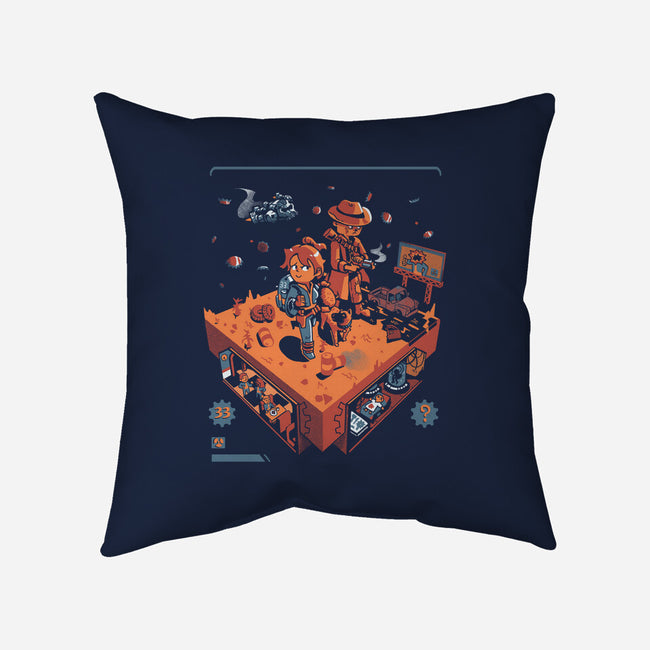 Isometric Fallout Wasteland-None-Removable Cover-Throw Pillow-Heyra Vieira