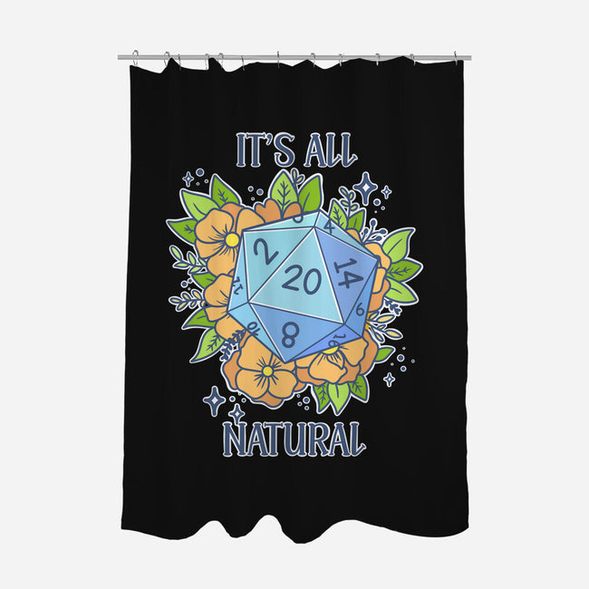 All Natural-None-Polyester-Shower Curtain-maruart