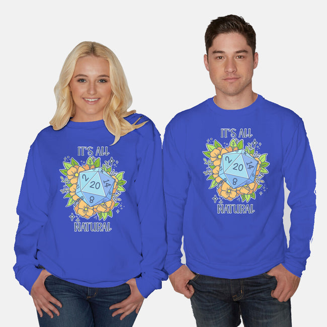 All Natural-Unisex-Crew Neck-Sweatshirt-maruart