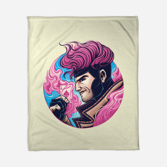 Master Of Cards-None-Fleece-Blanket-glitchygorilla