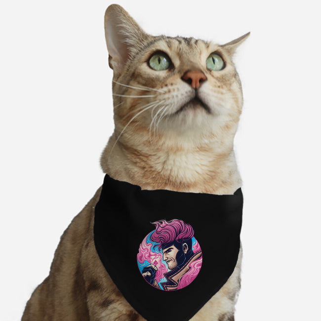 Master Of Cards-Cat-Adjustable-Pet Collar-glitchygorilla