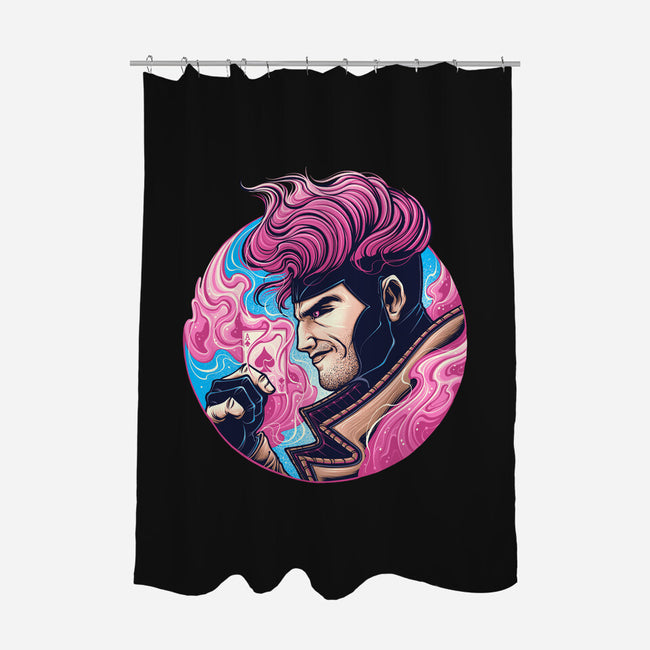 Master Of Cards-None-Polyester-Shower Curtain-glitchygorilla