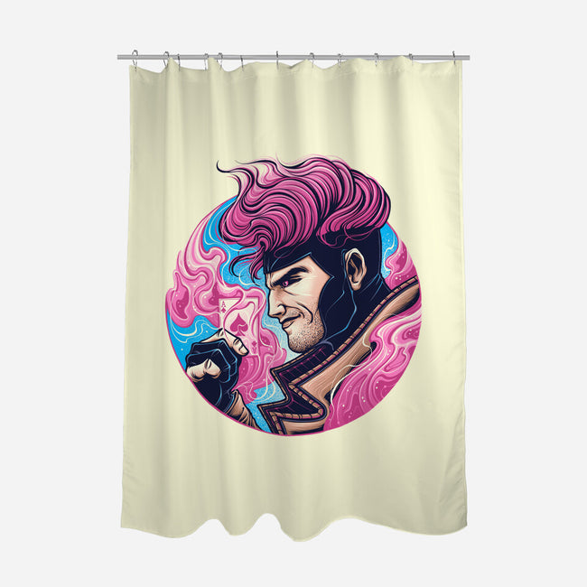 Master Of Cards-None-Polyester-Shower Curtain-glitchygorilla