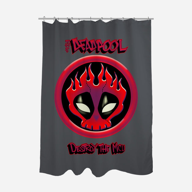 The Deadpool Destroy The MCU-None-Polyester-Shower Curtain-Samuel