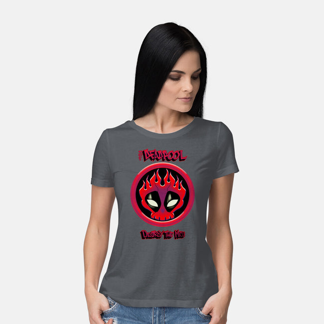 The Deadpool Destroy The MCU-Womens-Basic-Tee-Samuel