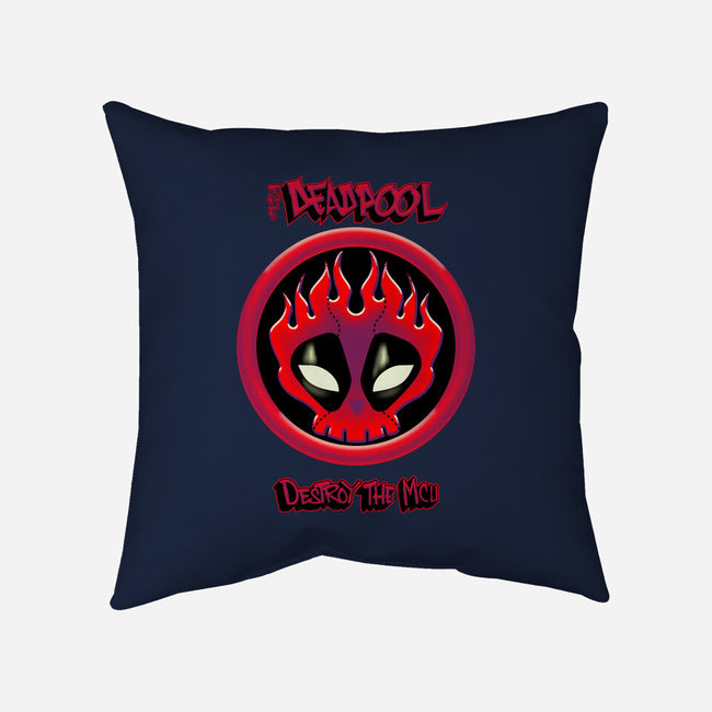 The Deadpool Destroy The MCU-None-Removable Cover w Insert-Throw Pillow-Samuel