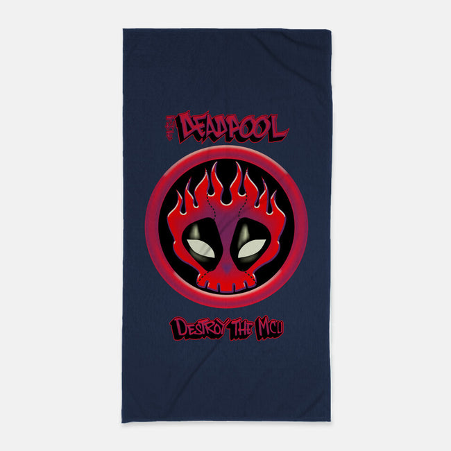 The Deadpool Destroy The MCU-None-Beach-Towel-Samuel