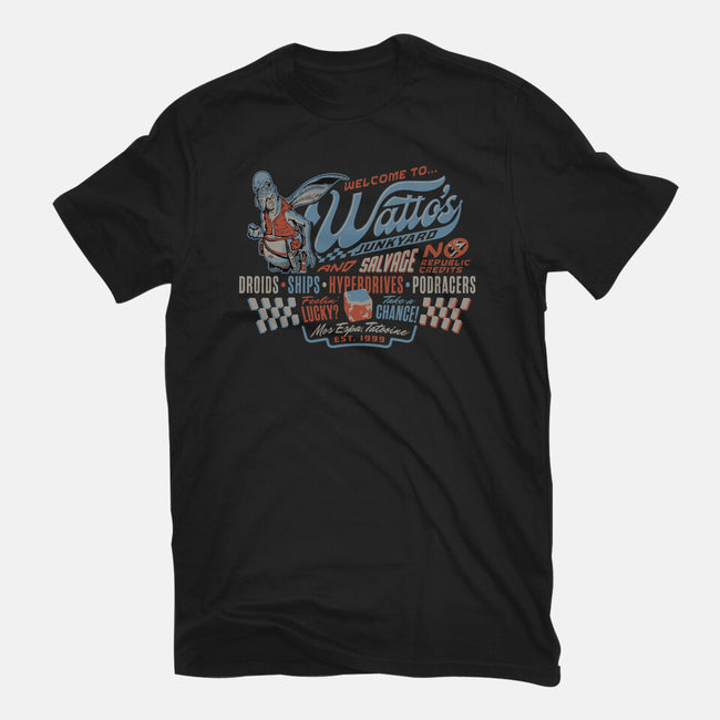 Watto's Junkyard-Youth-Basic-Tee-Wheels