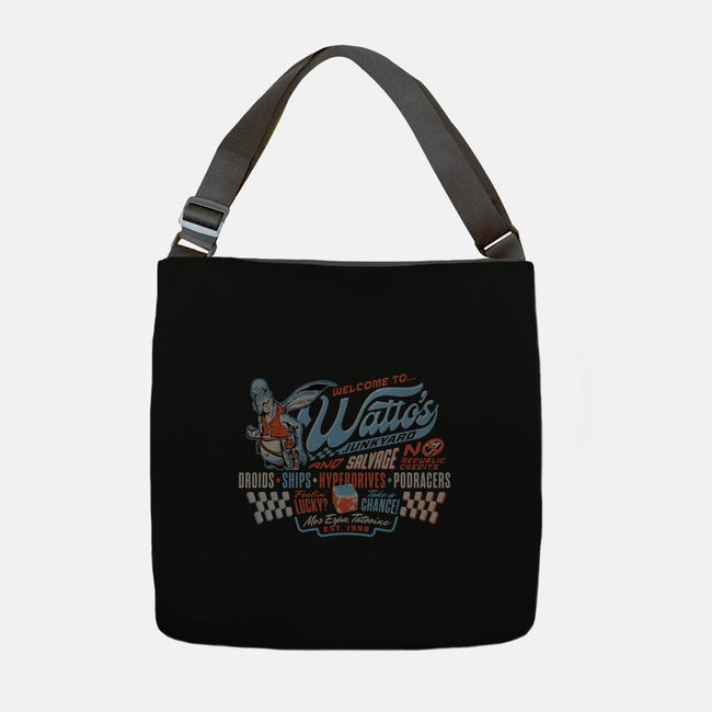 Watto's Junkyard-None-Adjustable Tote-Bag-Wheels