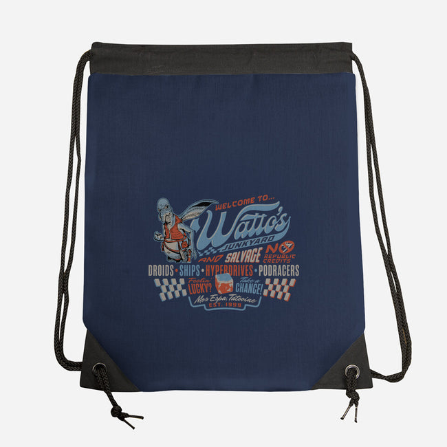 Watto's Junkyard-None-Drawstring-Bag-Wheels
