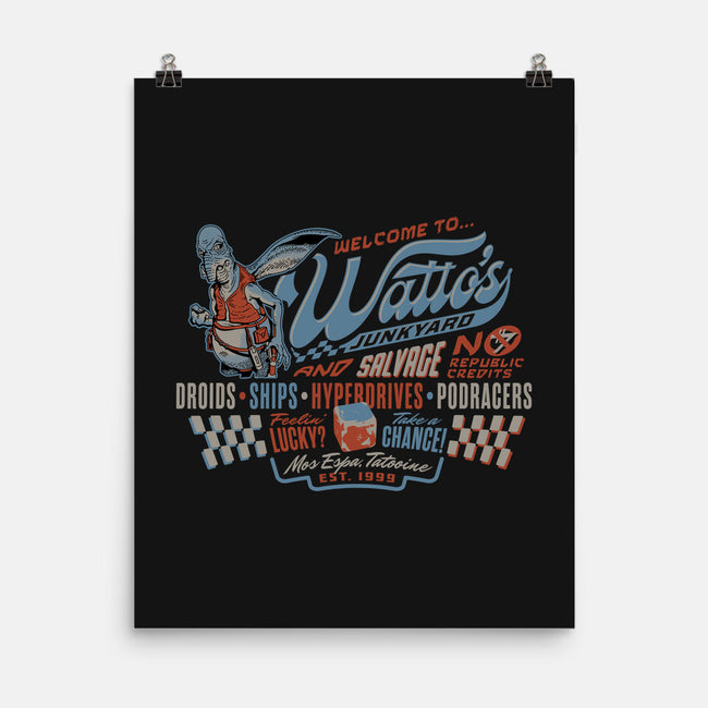 Watto's Junkyard-None-Matte-Poster-Wheels