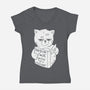 Nice Way To Say-Womens-V-Neck-Tee-eduely