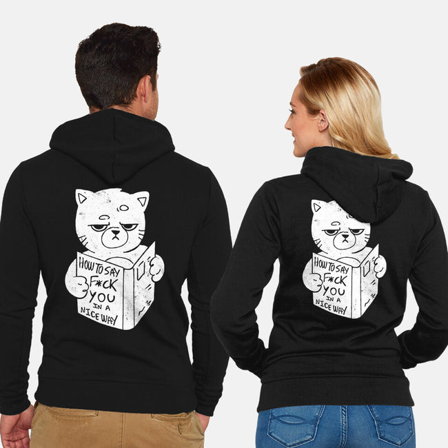 Nice Way To Say-Unisex-Zip-Up-Sweatshirt-eduely