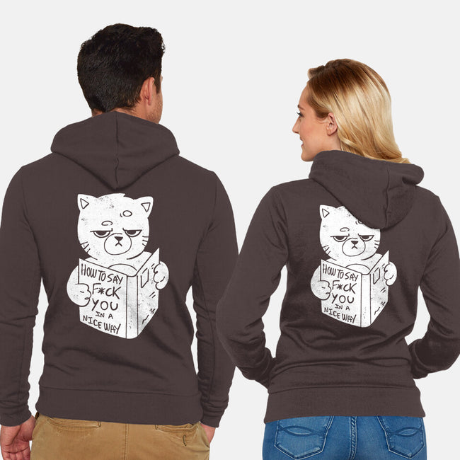 Nice Way To Say-Unisex-Zip-Up-Sweatshirt-eduely